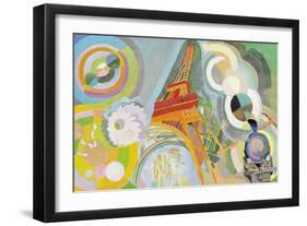 Air, Iron and Water, Study, 1937-Robert Delaunay-Framed Premium Giclee Print