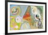 Air, Iron and Water, Study, 1937-Robert Delaunay-Framed Giclee Print