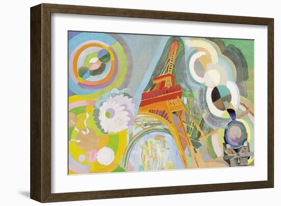 Air, Iron and Water, Study, 1937-Robert Delaunay-Framed Giclee Print