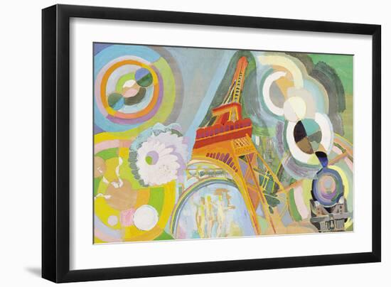 Air, Iron and Water, Study, 1937-Robert Delaunay-Framed Giclee Print