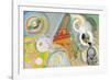 Air, Iron and Water, Study, 1937-Robert Delaunay-Framed Giclee Print