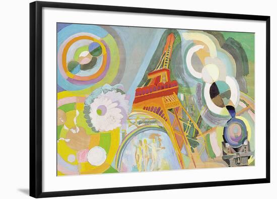 Air, Iron and Water, Study, 1937-Robert Delaunay-Framed Giclee Print