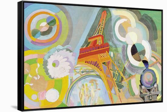 Air, Iron and Water, Study, 1937-Robert Delaunay-Framed Stretched Canvas