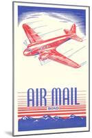 Air Mail Bond-null-Mounted Art Print