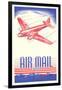 Air Mail Bond-null-Framed Art Print