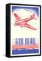 Air Mail Bond-null-Framed Stretched Canvas