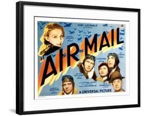 Air Mail, Gloria Stuart, Russell Hopton, Ralph Bellamy, Lilian Bond, Pat O'Brien, 1932-null-Framed Photo