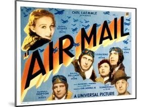 Air Mail, Gloria Stuart, Russell Hopton, Ralph Bellamy, Lilian Bond, Pat O'Brien, 1932-null-Mounted Photo