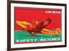 Air Mail Safety Matches-null-Framed Premium Giclee Print