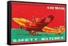 Air Mail Safety Matches-null-Framed Stretched Canvas