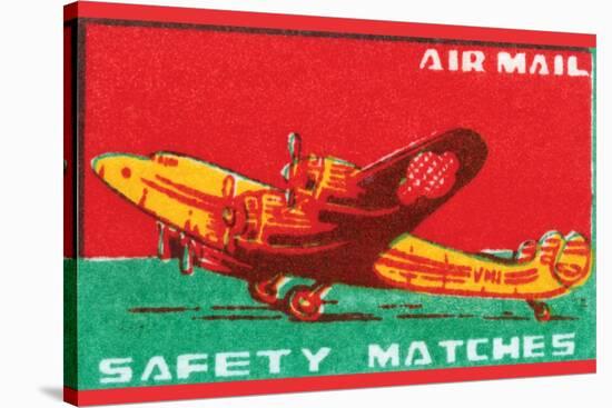 Air Mail Safety Matches-null-Stretched Canvas