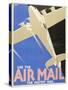 Air Mails: Publicity Poster-F Newbould-Stretched Canvas