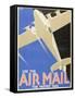 Air Mails: Publicity Poster-F Newbould-Framed Stretched Canvas