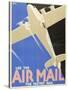 Air Mails: Publicity Poster-F Newbould-Stretched Canvas