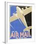 Air Mails: Publicity Poster-F Newbould-Framed Art Print