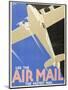 Air Mails: Publicity Poster-F Newbould-Mounted Art Print