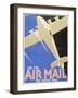 Air Mails: Publicity Poster-F Newbould-Framed Art Print