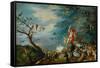 Air-one of four paintings showing the four elements, ordered in 1607 by Cardinal Federico Borromeo.-Jan Brueghel the Elder-Framed Stretched Canvas