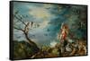 Air-one of four paintings showing the four elements, ordered in 1607 by Cardinal Federico Borromeo.-Jan Brueghel the Elder-Framed Stretched Canvas