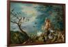 Air-one of four paintings showing the four elements, ordered in 1607 by Cardinal Federico Borromeo.-Jan Brueghel the Elder-Framed Giclee Print