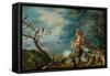 Air: One of the Four Paintings Showing the Four Elements-Jan Brueghel the Elder-Framed Stretched Canvas