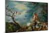 Air: One of the Four Paintings Showing the Four Elements-Jan Brueghel the Elder-Mounted Giclee Print