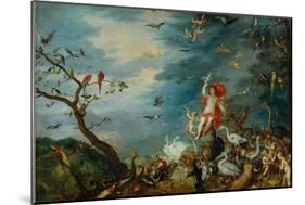 Air: One of the Four Paintings Showing the Four Elements-Jan Brueghel the Elder-Mounted Giclee Print