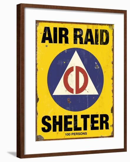 Air Raid CD-Retroplanet-Framed Giclee Print