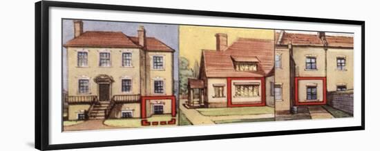 Air Raid Precautions, Cigarette Card, British, 1938-null-Framed Giclee Print