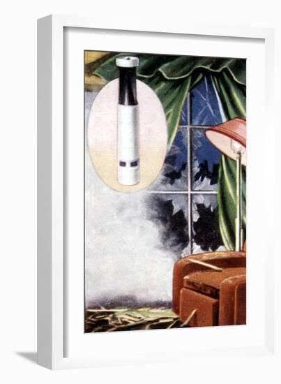 Air Raid Precautions, Cigarette Card, British, 1938-null-Framed Giclee Print