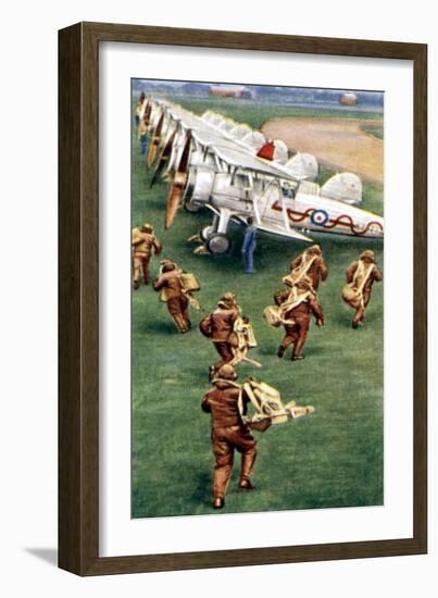 Air Raid Precautions, Cigarette Card, British, 1938-null-Framed Giclee Print