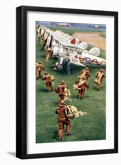 Air Raid Precautions, Cigarette Card, British, 1938-null-Framed Giclee Print