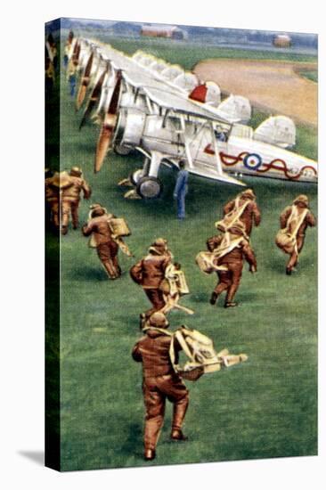 Air Raid Precautions, Cigarette Card, British, 1938-null-Stretched Canvas