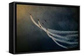 Air Show.-Antonio Grambone-Framed Stretched Canvas