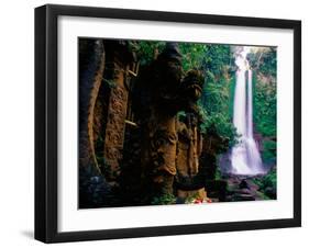 Air Terjun Gitgit Waterfall Near Lovina, Lovina, Indonesia-Tom Cockrem-Framed Photographic Print