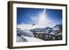 Air Time. Austin Birrer Lays Out A Double Back, Alta, Utah-Louis Arevalo-Framed Photographic Print