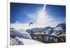 Air Time. Austin Birrer Lays Out A Double Back, Alta, Utah-Louis Arevalo-Framed Photographic Print