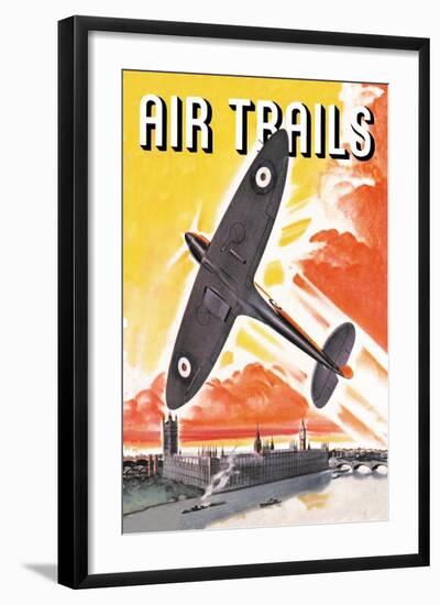 Air Trails-null-Framed Art Print