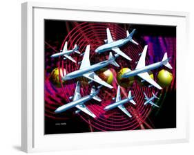 Air Travel-Victor Habbick-Framed Photographic Print