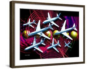 Air Travel-Victor Habbick-Framed Photographic Print