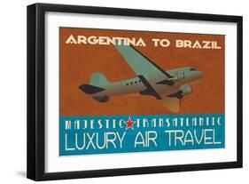 Air Travel-Jason Giacopelli-Framed Art Print