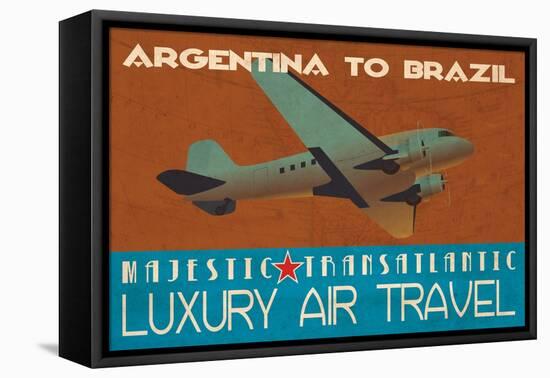 Air Travel-Jason Giacopelli-Framed Stretched Canvas