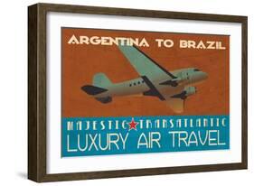 Air Travel-Jason Giacopelli-Framed Premium Giclee Print