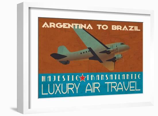 Air Travel-Jason Giacopelli-Framed Premium Giclee Print