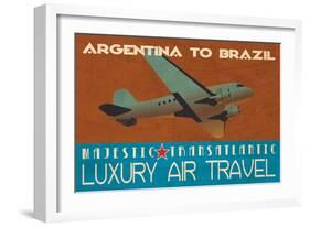 Air Travel-Jason Giacopelli-Framed Premium Giclee Print