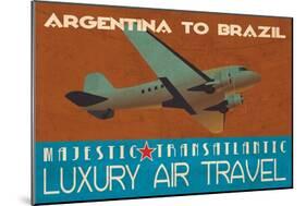 Air Travel-Jason Giacopelli-Mounted Premium Giclee Print