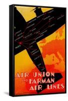 Air Union and Farman Air Lines-null-Framed Stretched Canvas