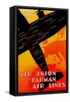 Air Union and Farman Air Lines-null-Framed Stretched Canvas