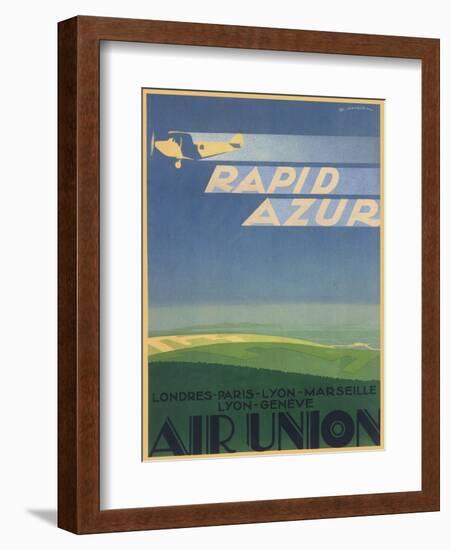 Air Union Poster-null-Framed Art Print