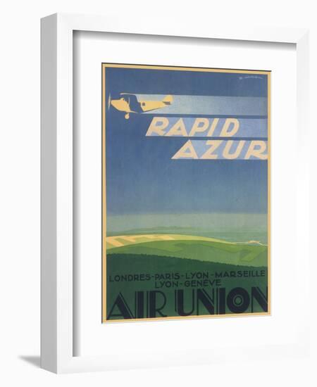 Air Union Poster-null-Framed Art Print